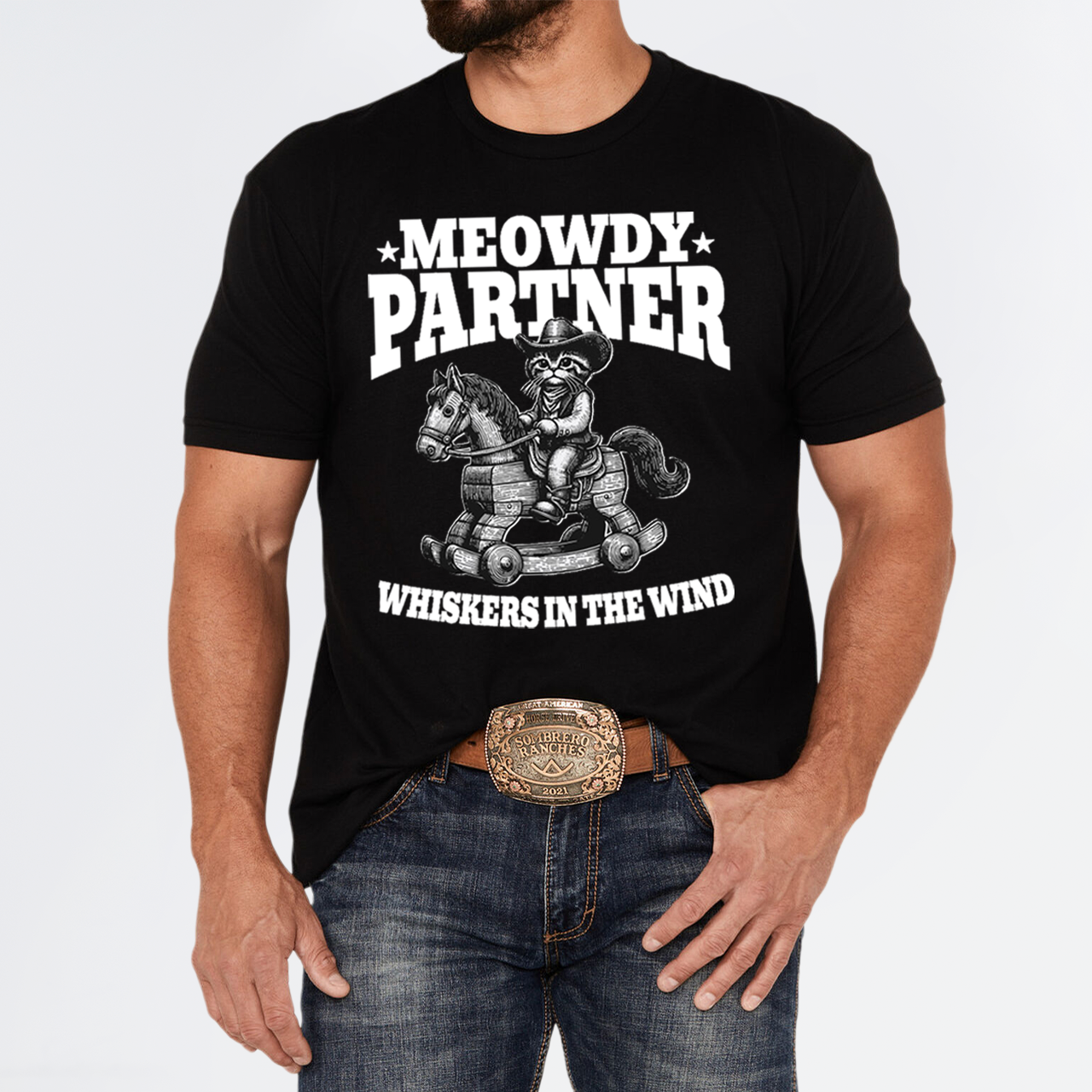 Meowdy Partner Cowboy Cat T-Shirts