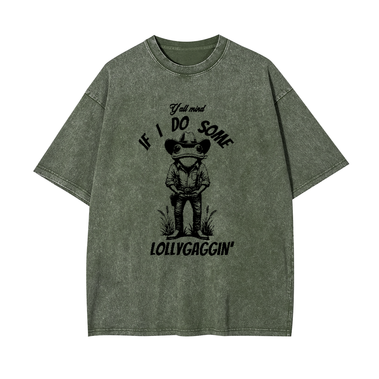 Hey, Cowboy Frog Garment-dye Tees