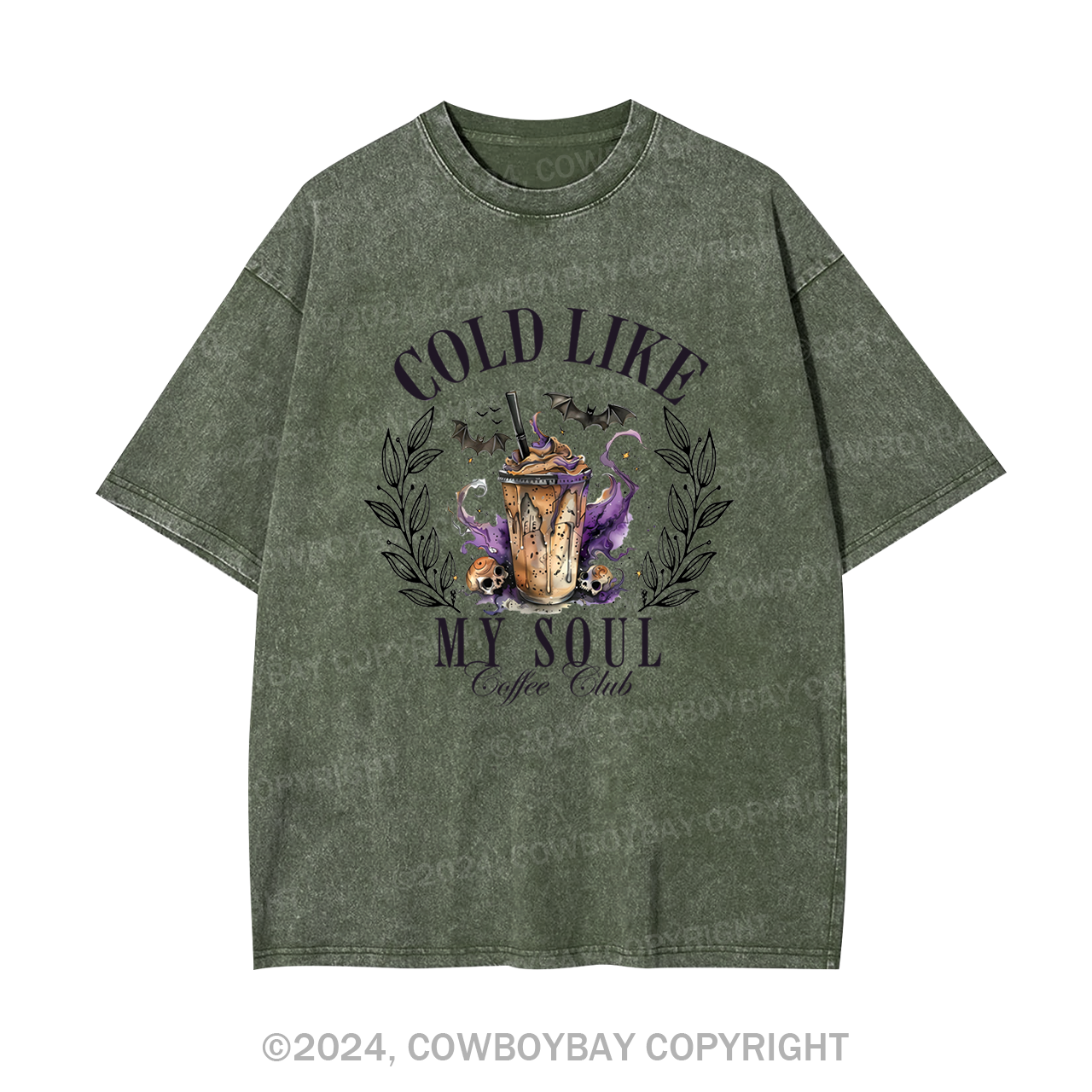 Cold Like My Soul Garment-dye Tees