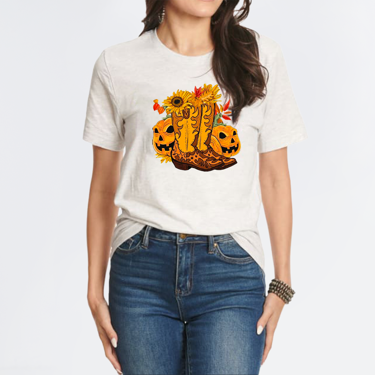 Halloween Cowboy Boots  Tee