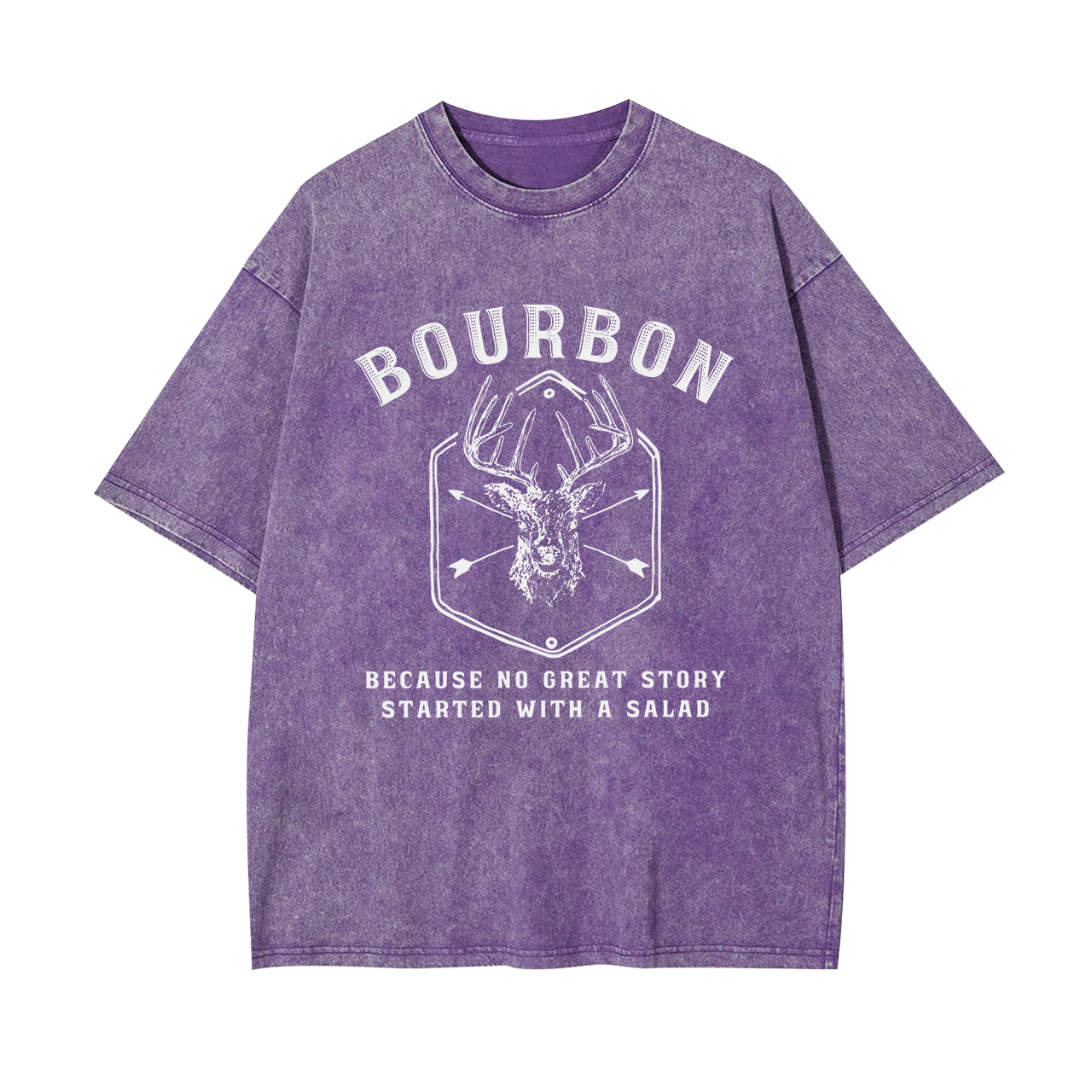 Funny Bourbon Garment-dye Tees
