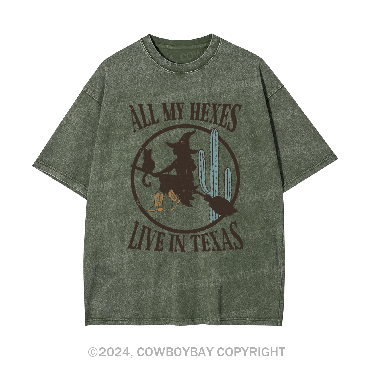 All My Hexes Live In Texas Garment-dye Tees
