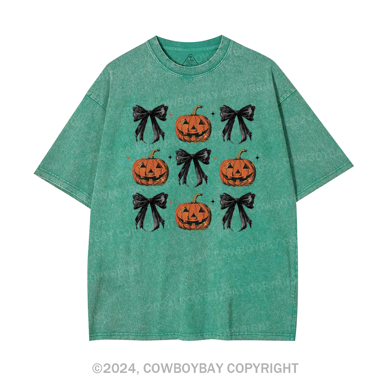 Coquette Bow Halloween Garment-dye Tees