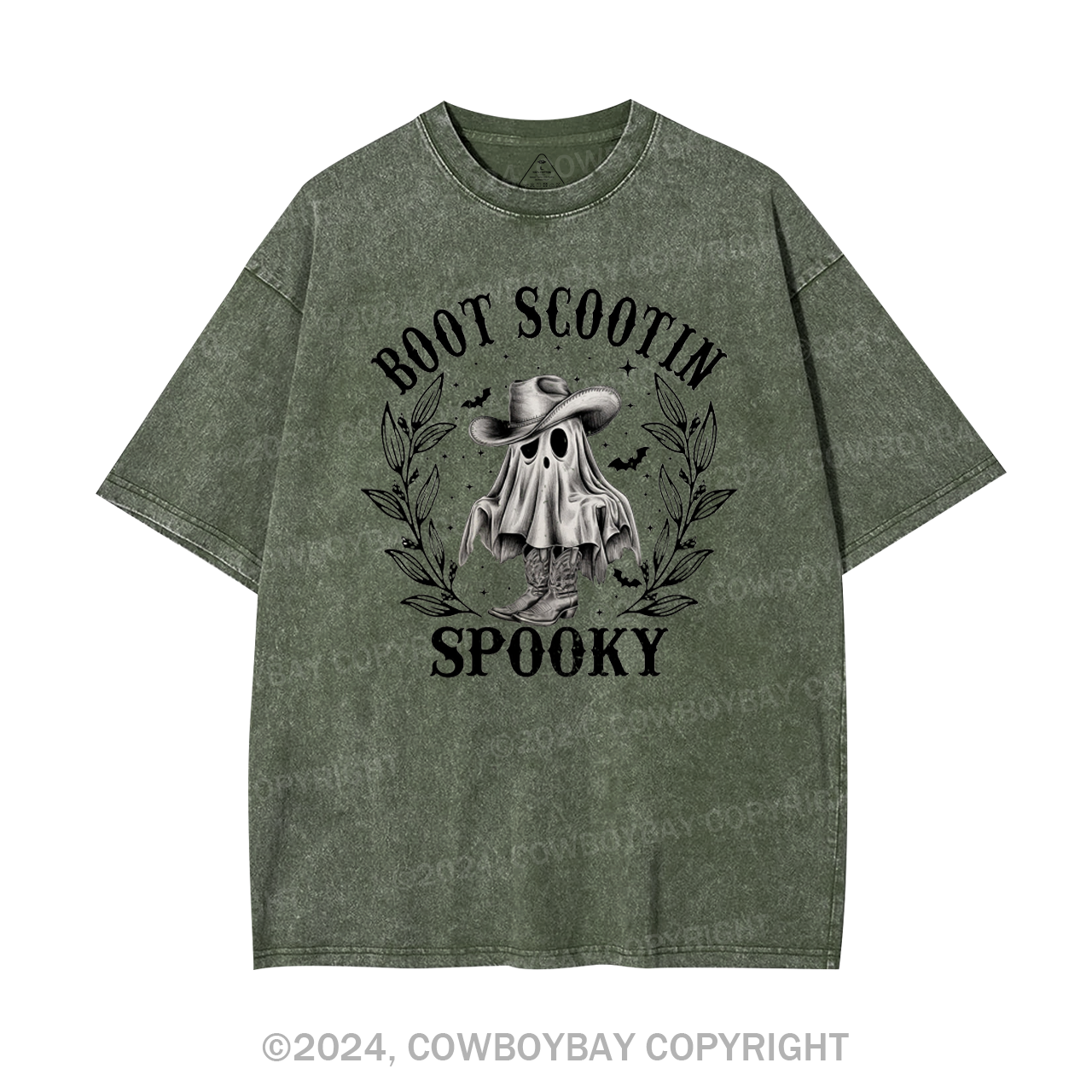 Boot Scoot Spooky Garment-dye Tees