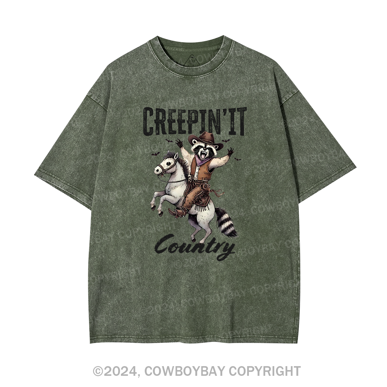 Creepin' It Country Garment-dye Tees