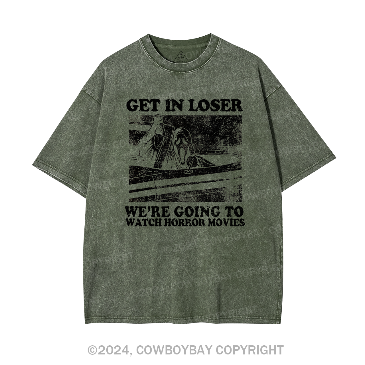 Get In Loser Halloween Garment-dye Tees