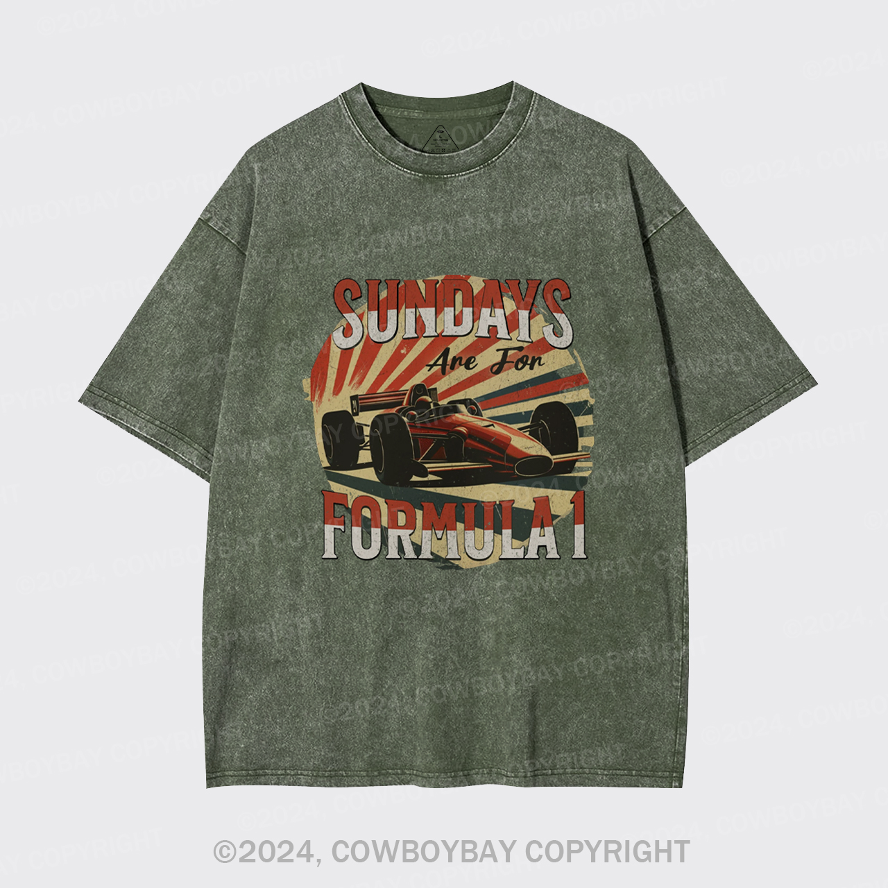 Retro F1 Garment-dye Tees