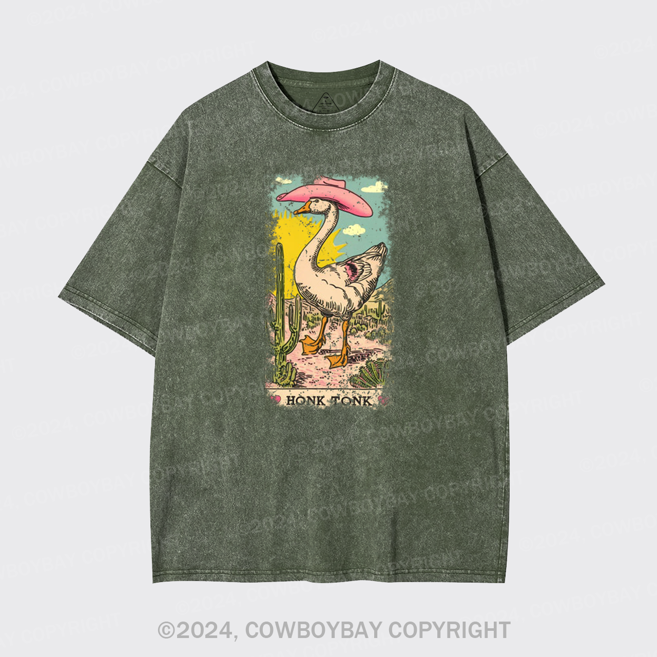 Honk Tonk Goose Tarot Garment-dye Tees