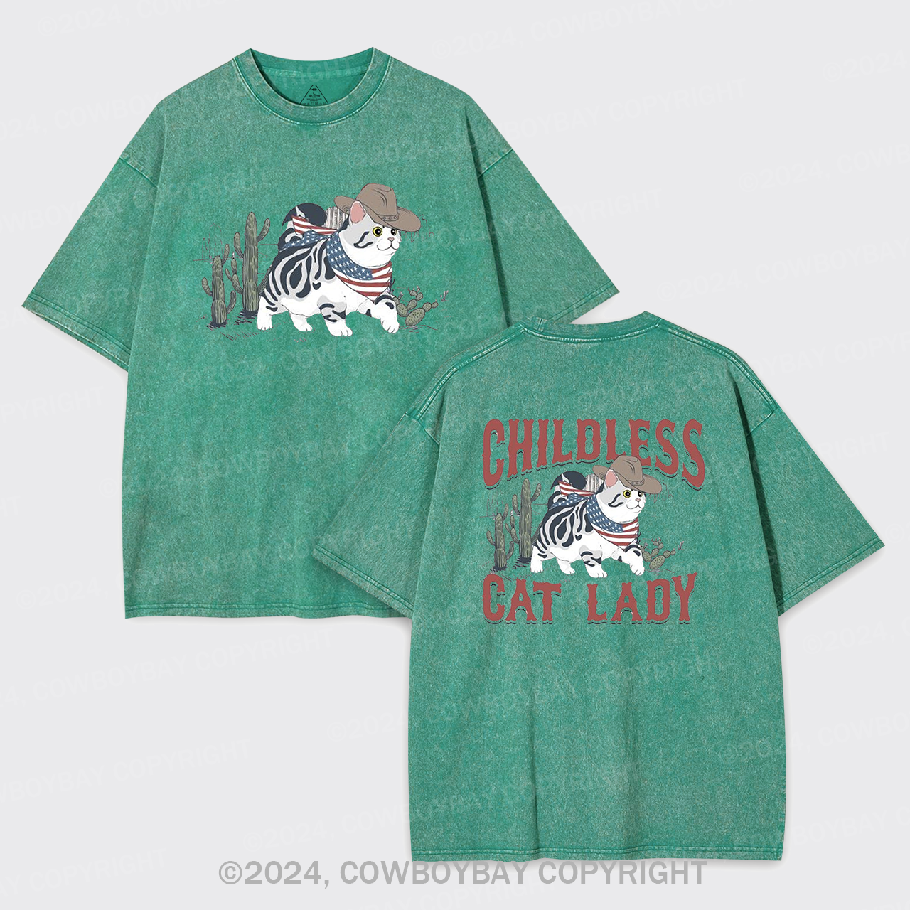 Childless Cat Lady Garment-dye Tees