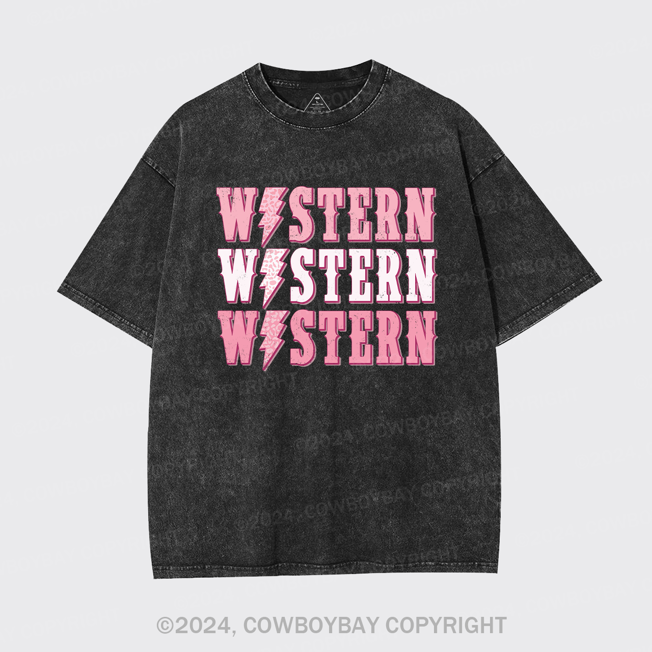 Western Lightning Cowgirl Garment-dye Tees