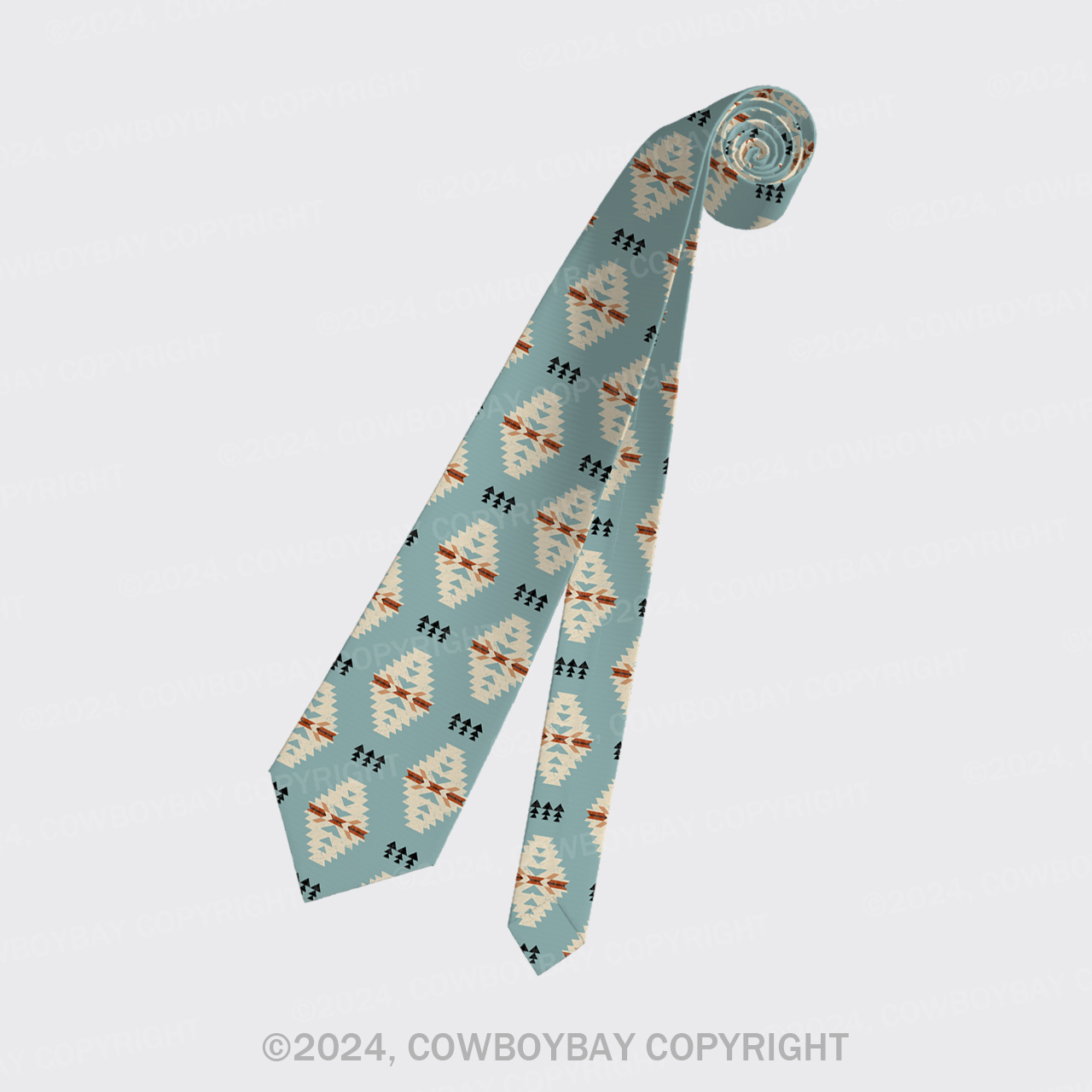 Boys Tribal Silk Necktie