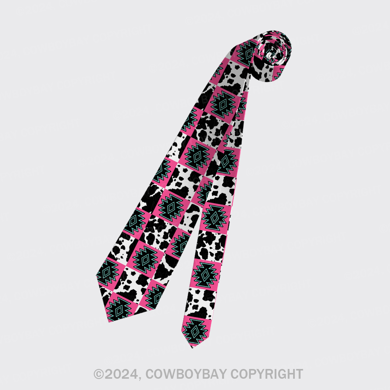 The Bright Aztec Silk Necktie