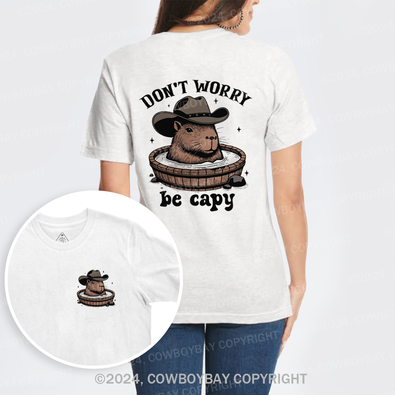 Don't Worry Be Capy T-Shirts