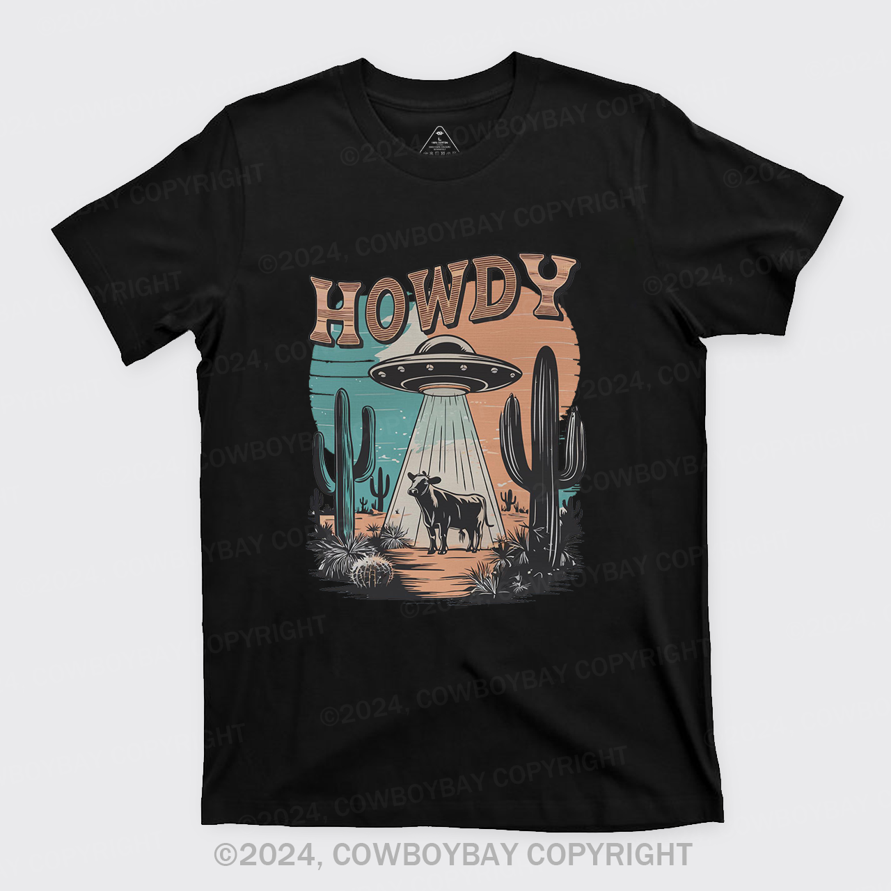 Western UFO,HOWDY T-Shirts