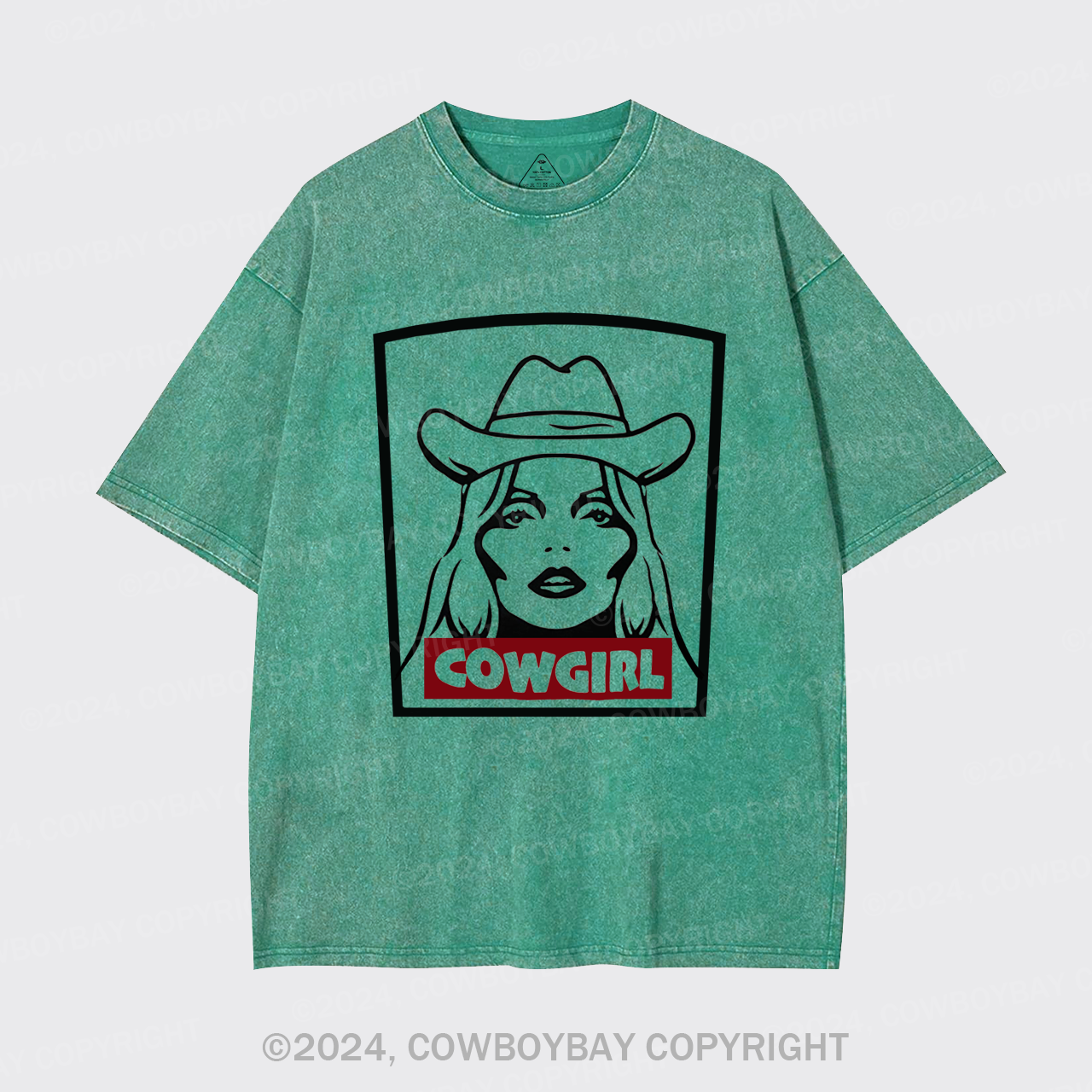 Cowgirl 90's Vintage Music Garment-dye Tees