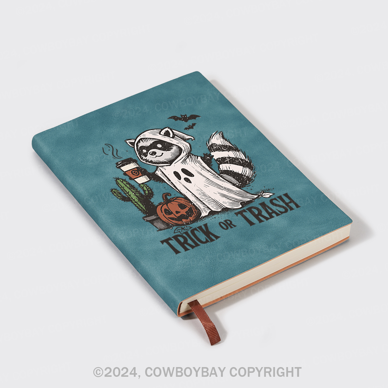 A5 Vintage Sheepbark Notebook-Trick Or Trash