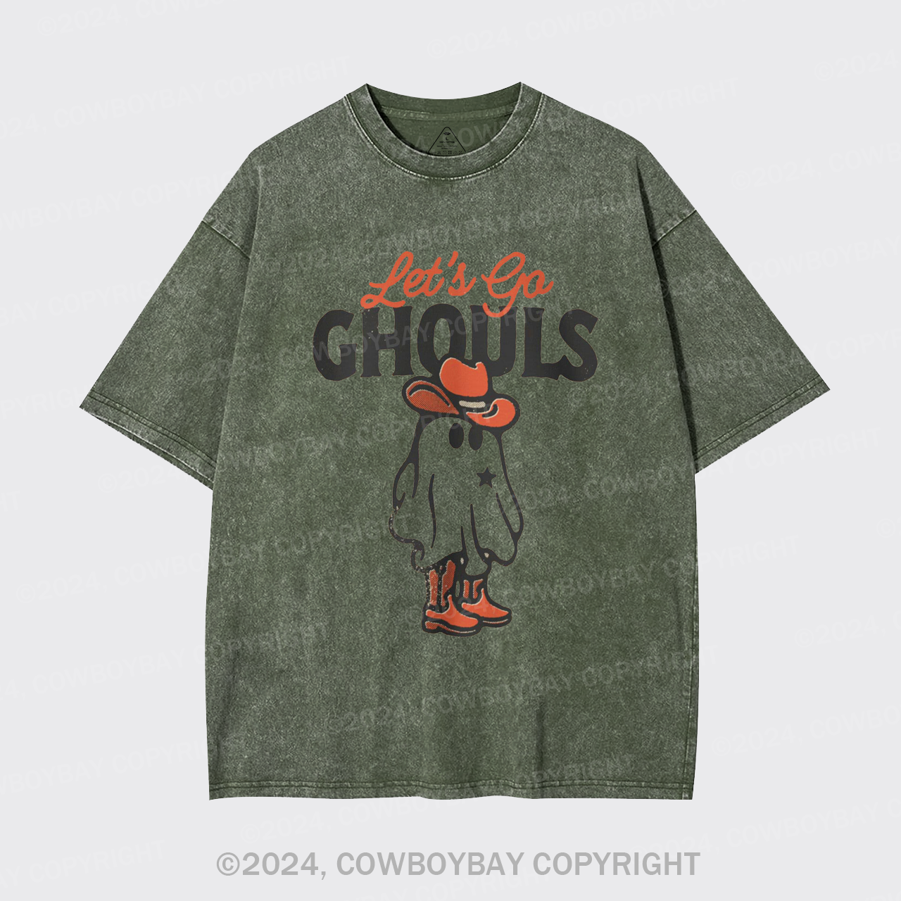 Let's Go Ghouls Crewneck Garment-dye Tees