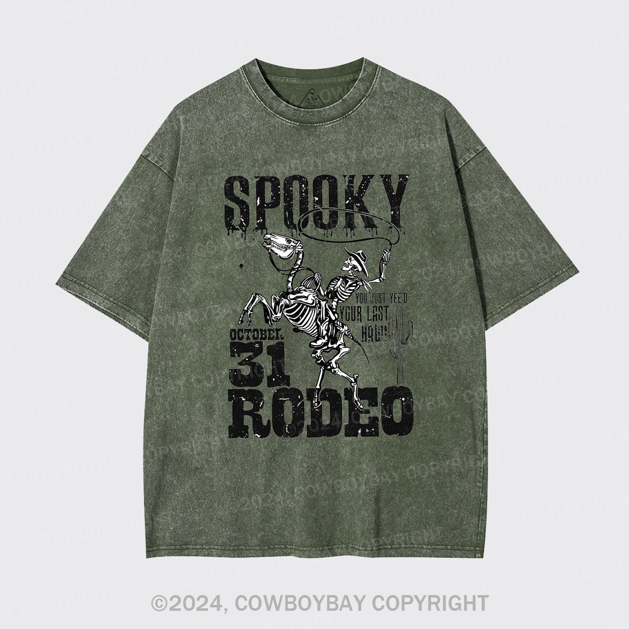 Retro Spooky Rodeo Garment-dye Tees