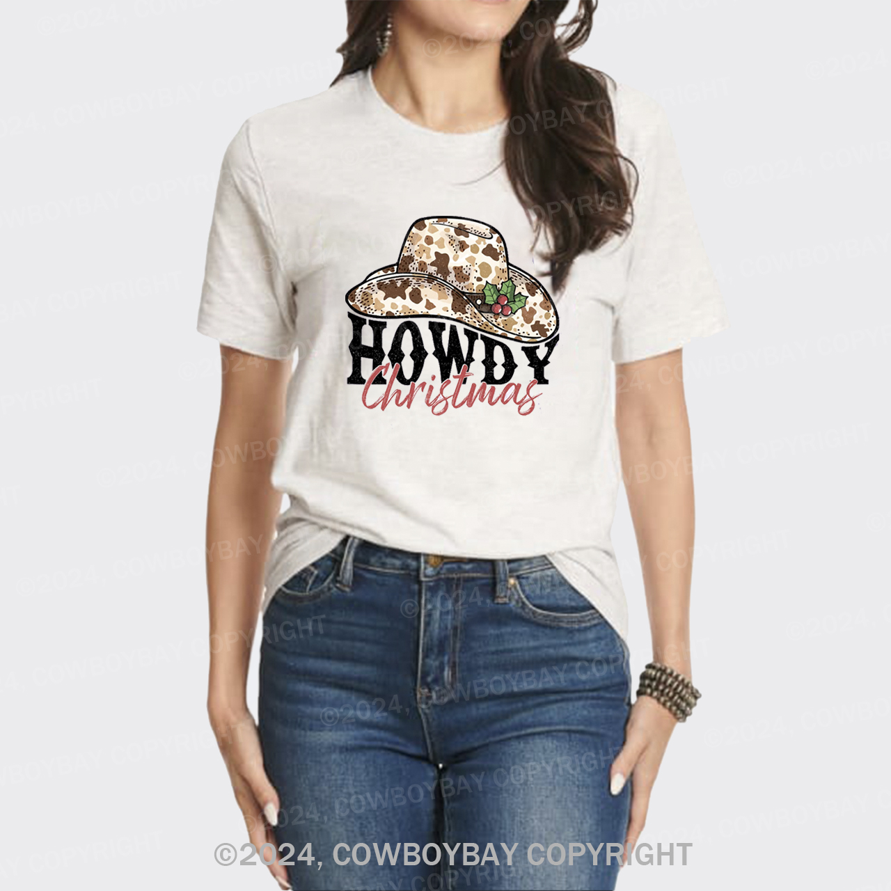 Yeehaw Country Christmas T-Shirts