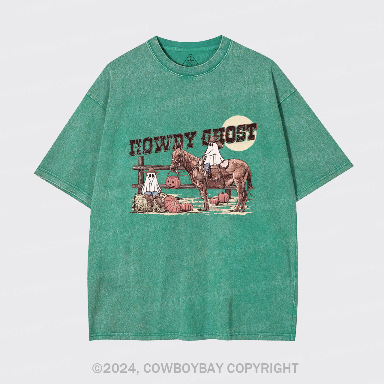 Howdy Ghost Garment-dye Tees