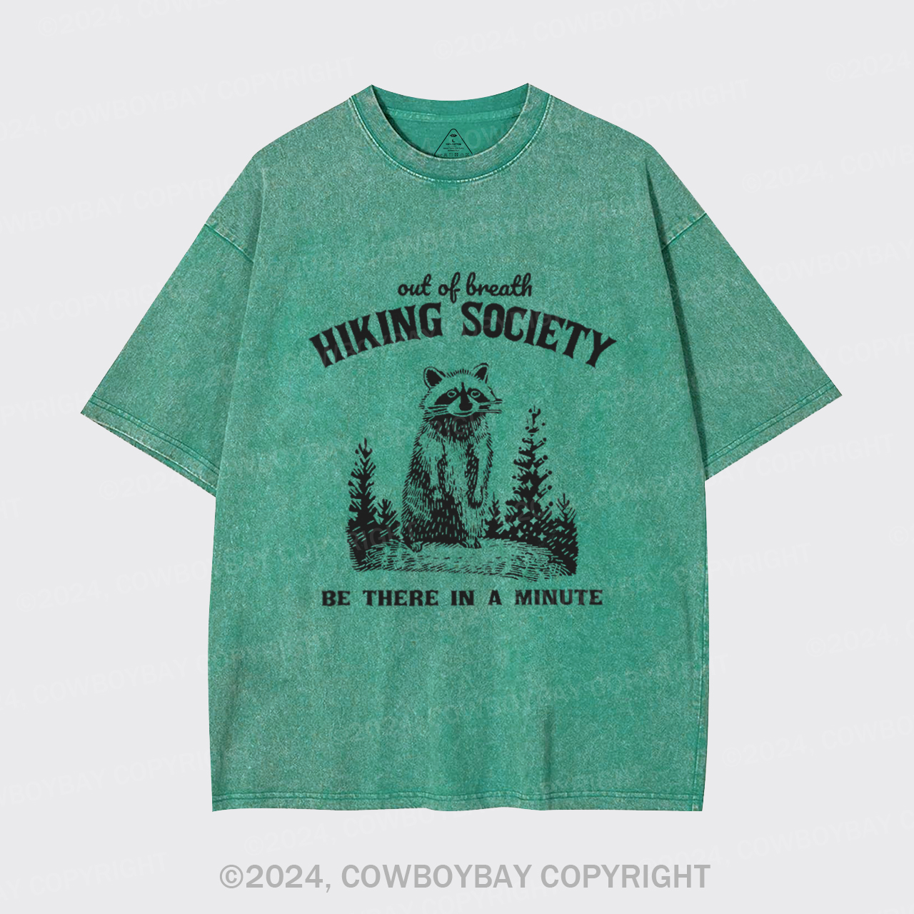 Out Of Breath Hiking Society Garment-dye Tees