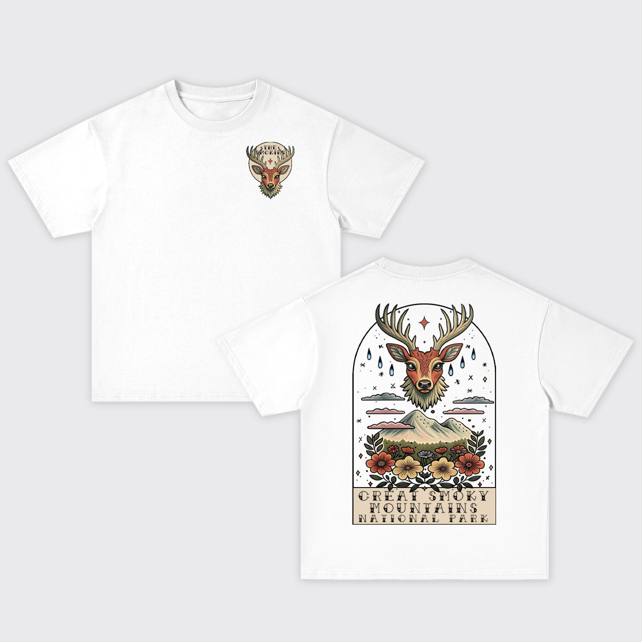 Great Smoky Mountains National Park Oversize T-Shirts