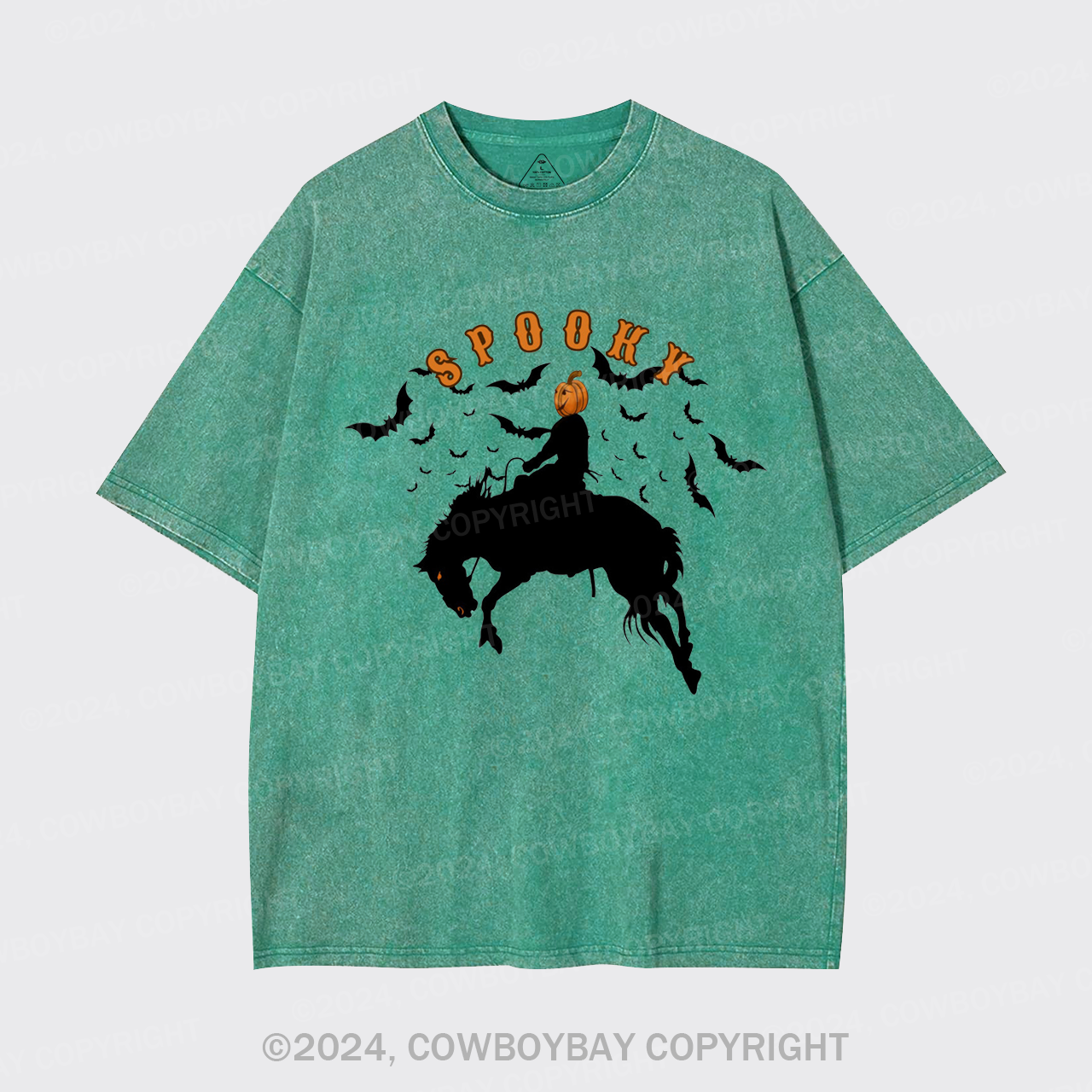Spooky Bronc Garment-dye Tees