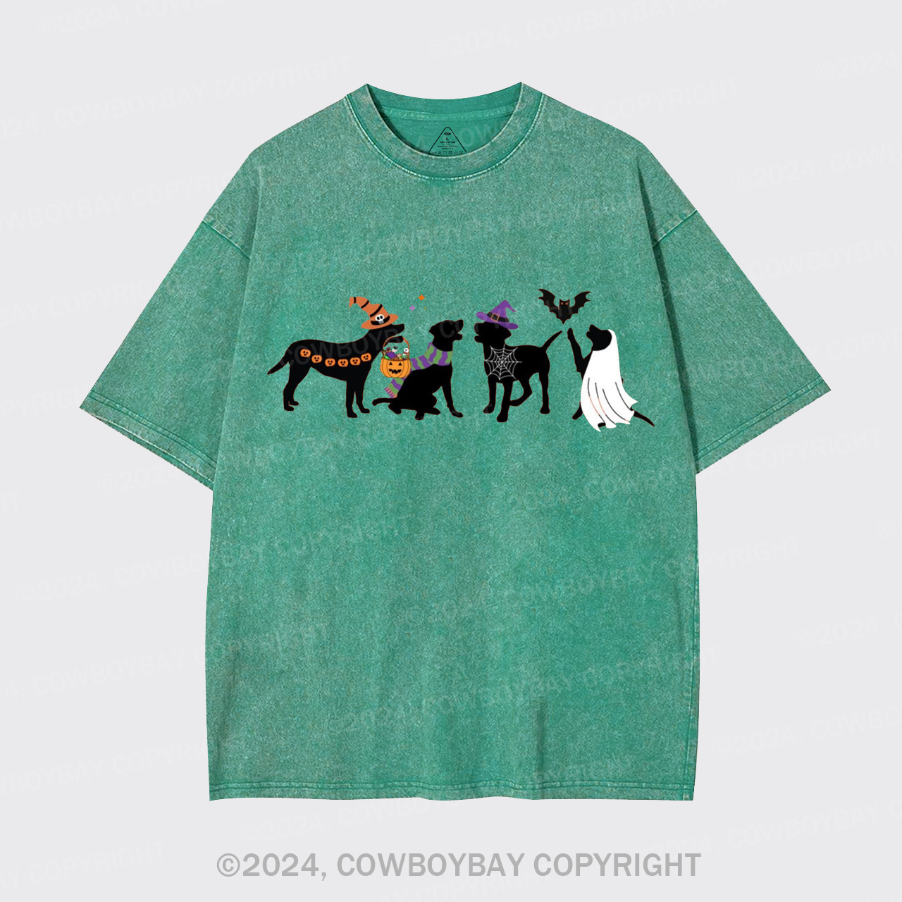 Halloween Dog Garment-dye Tees