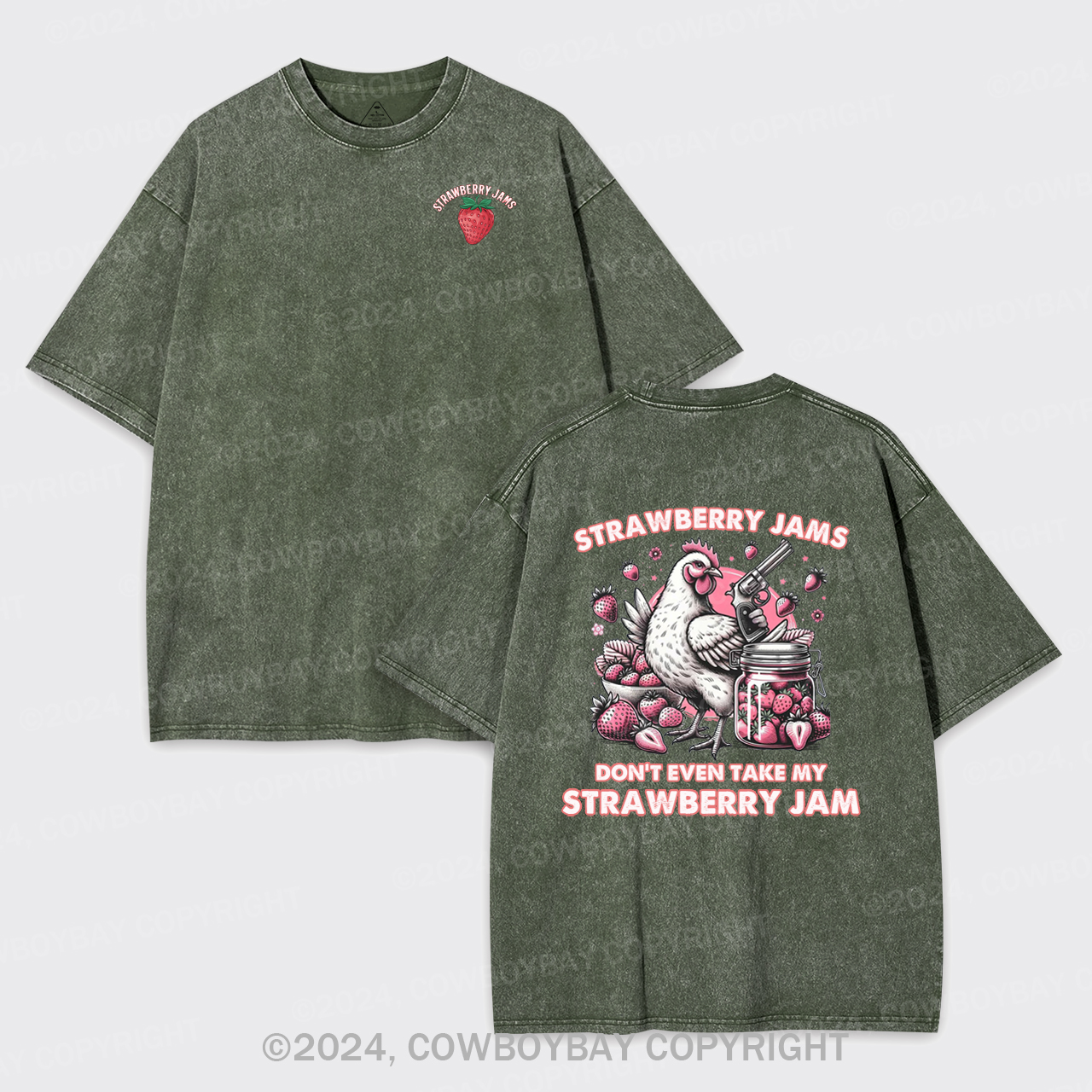 Don't Even Take My Strawberry Jam Garment-dye Tees