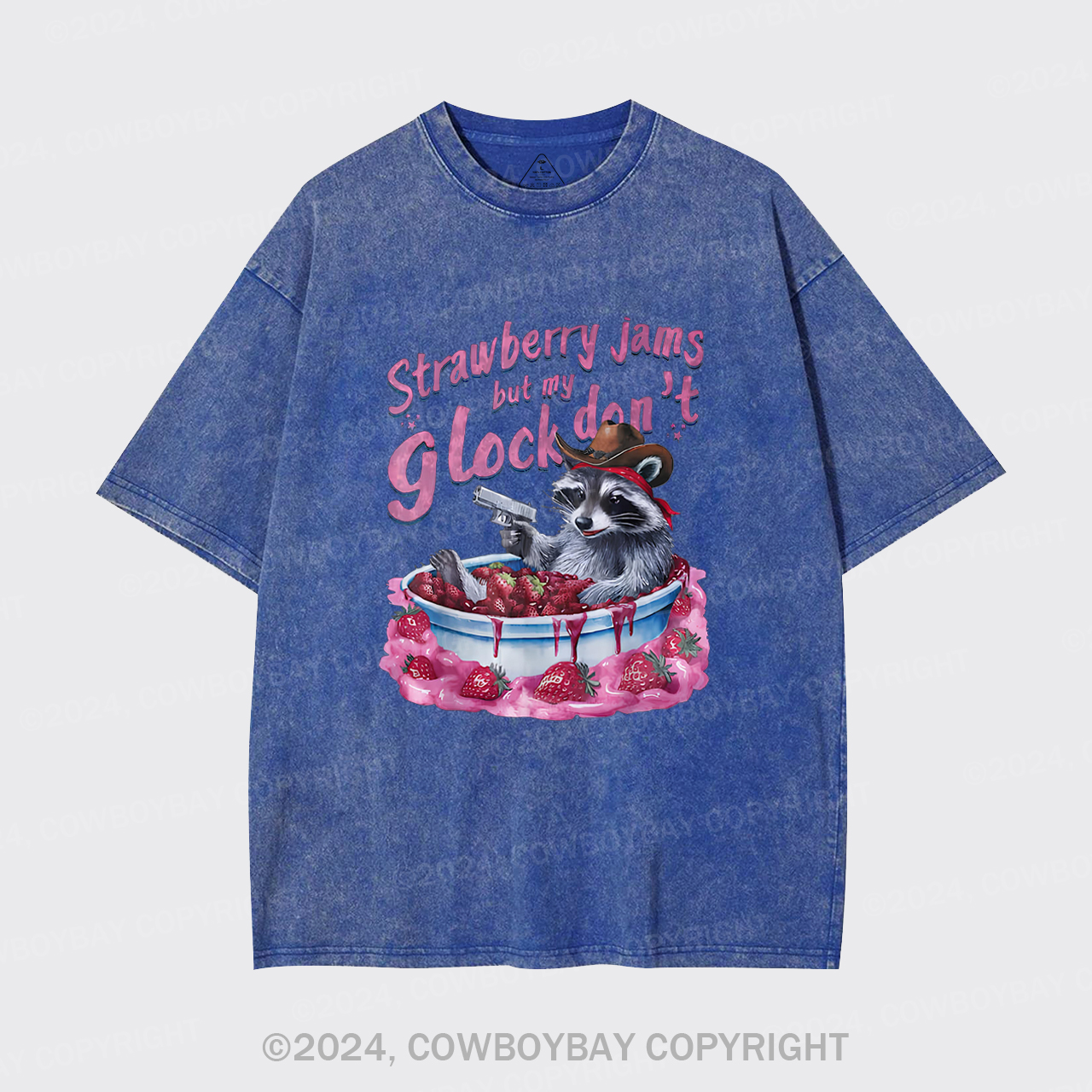 Let's Soak In The Strawberry Bath Garment-dye Tees
