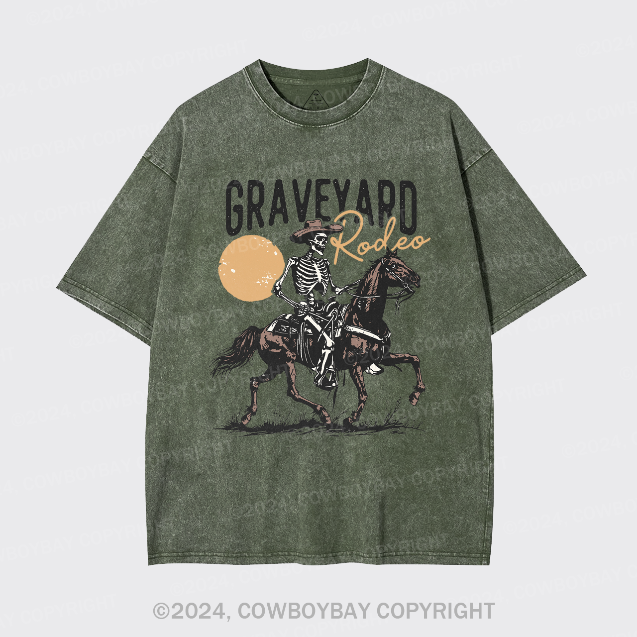 Graveyard Rodeo Garment-dye Tees
