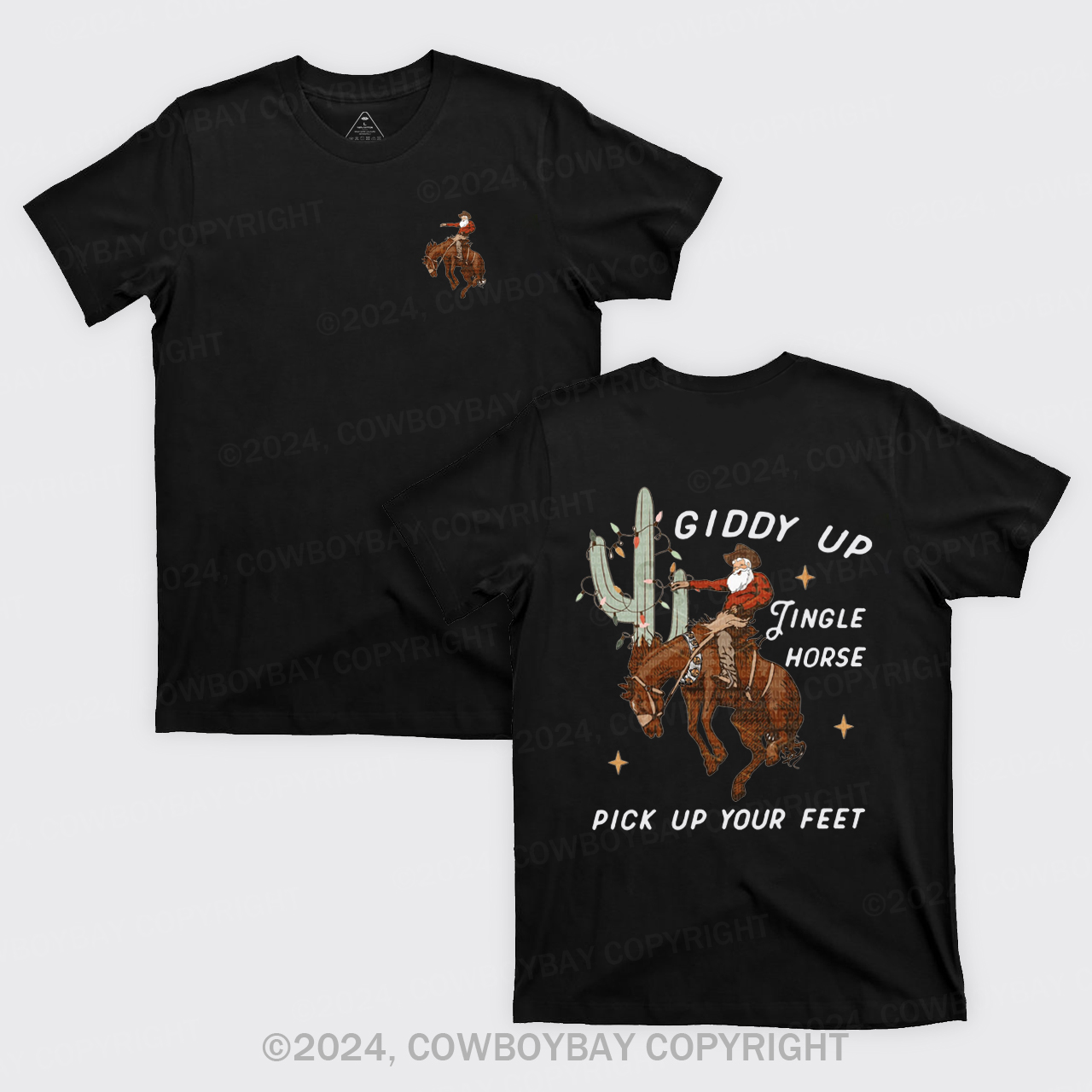 Giddy Up Jingle Horse Christmas T-Shirts