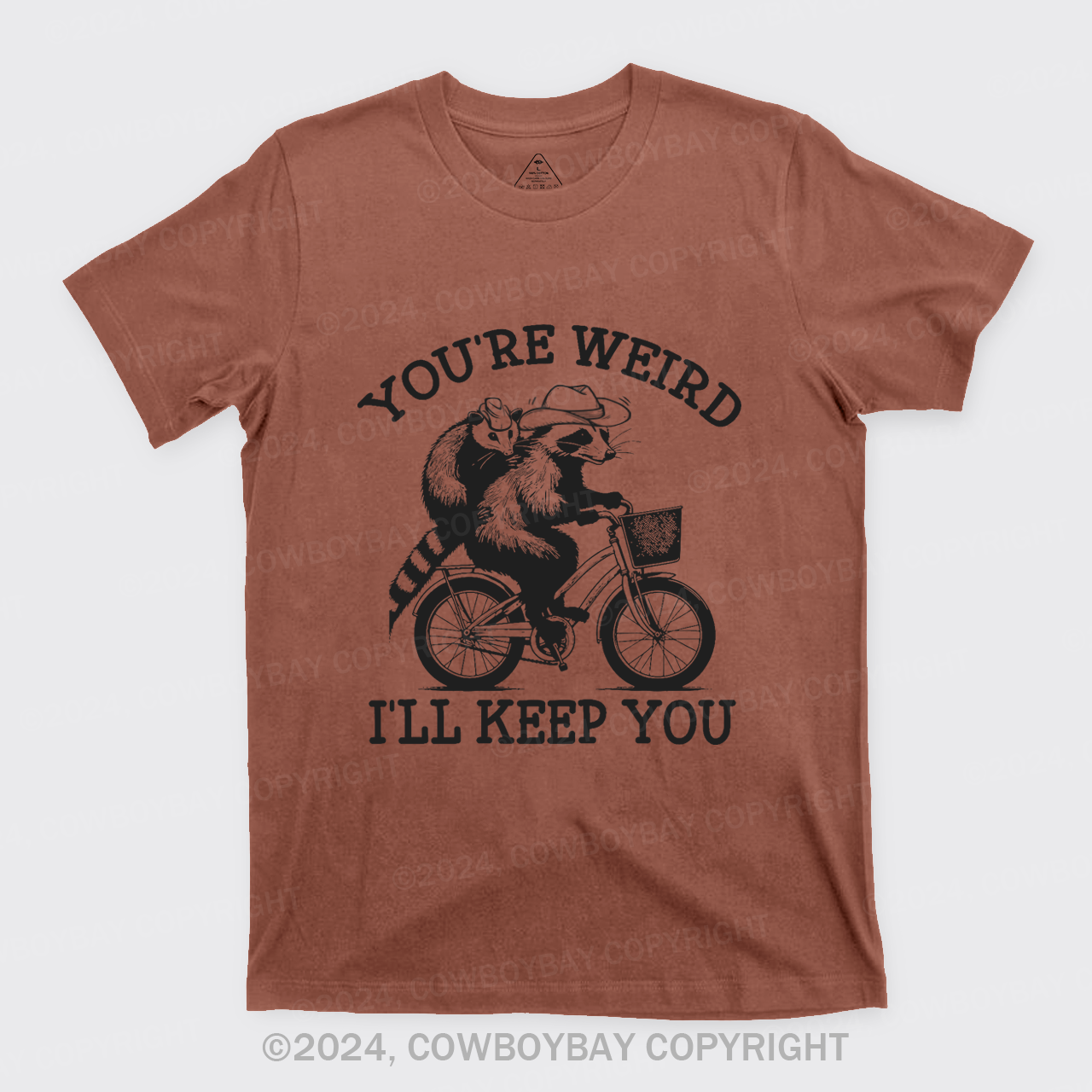 Raccoon and Possum Cycle Riding T-Shirts