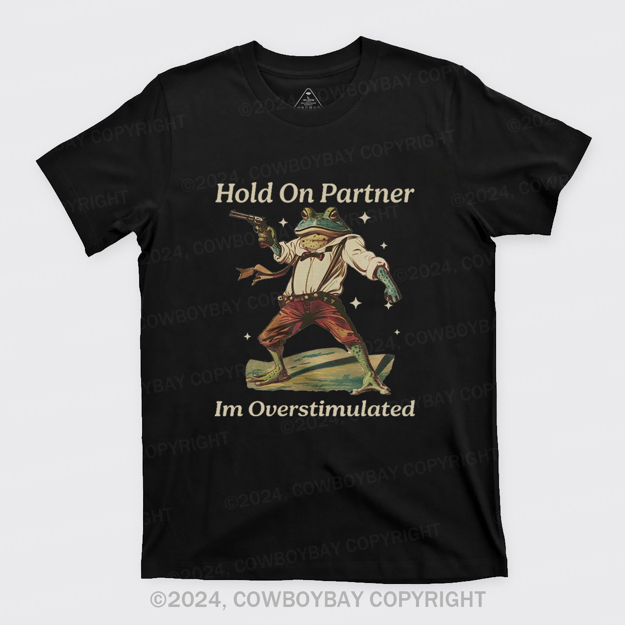 Hold On Partner Im Overstimulated T-Shirts