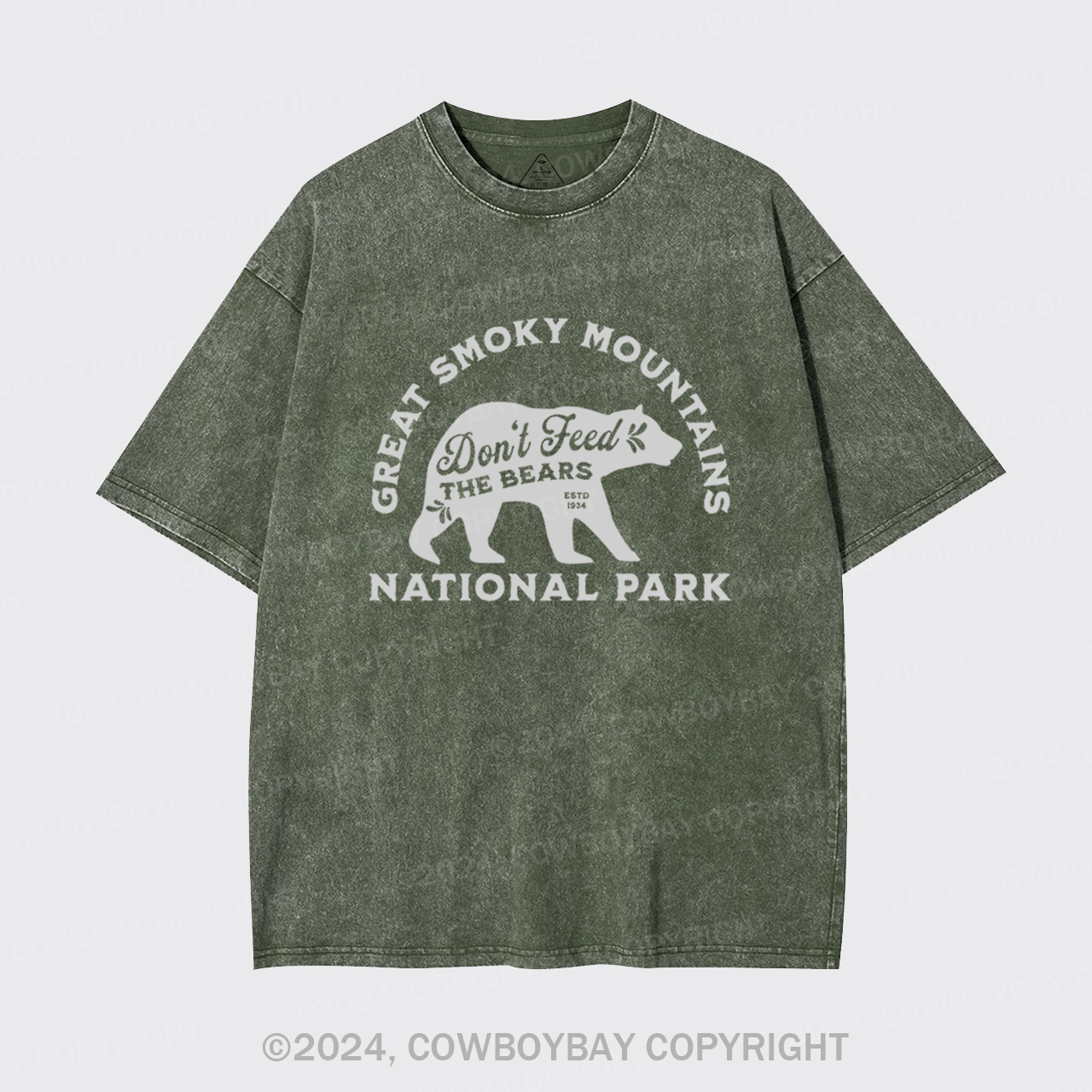 Don't Feed The Bears Garment-dye Tees