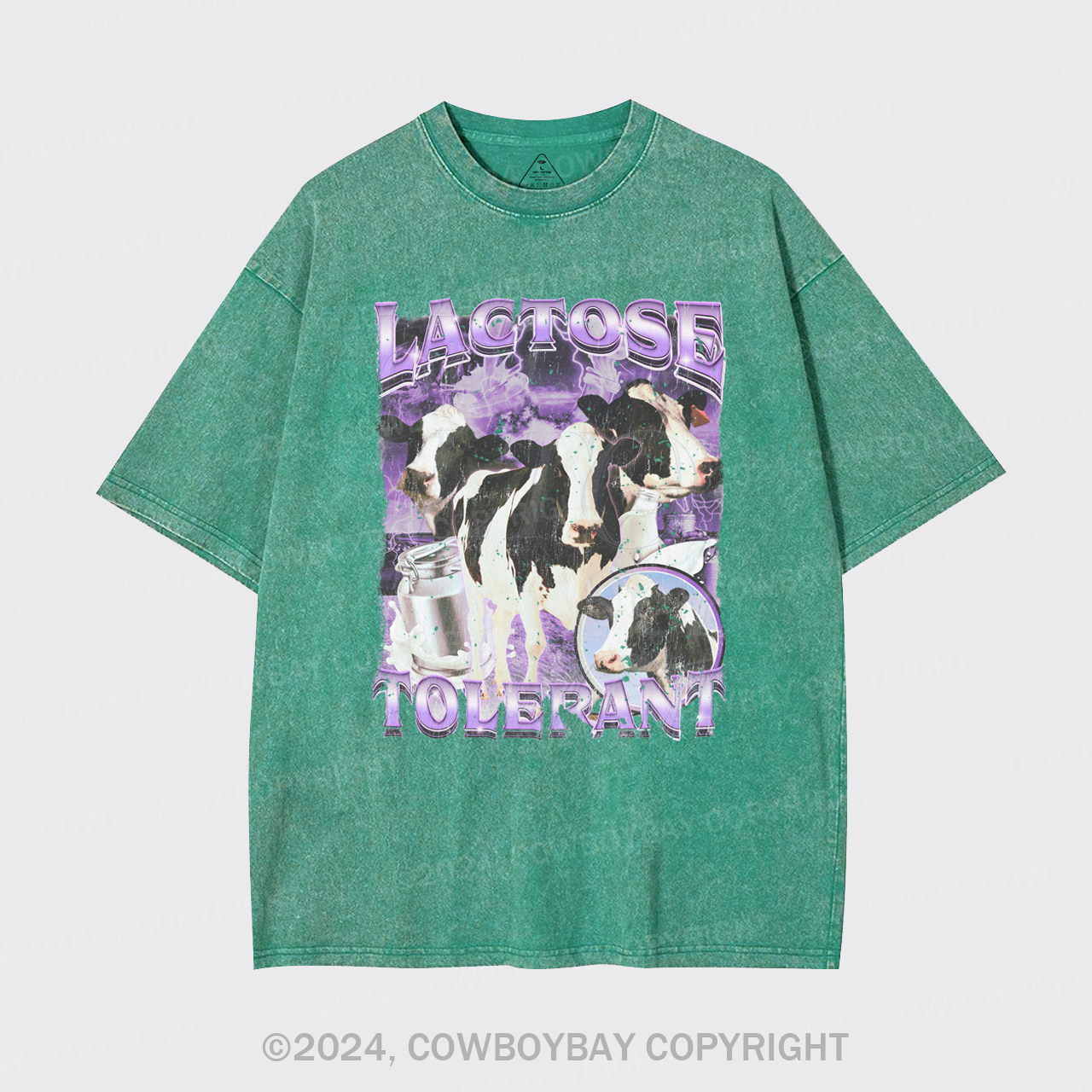 Lactose Tolerant Garment-dye Tees