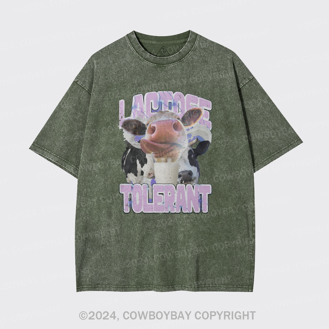 Lactose Tolerant Vintage Garment-dye Tees