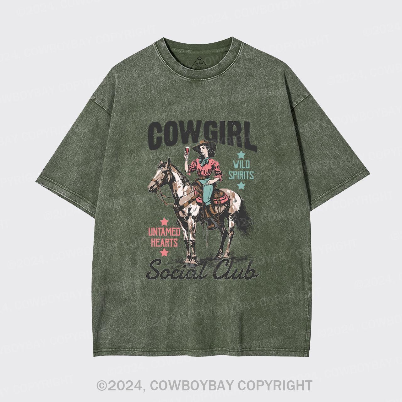 Cowgirl Social Club Garment-dye Tees