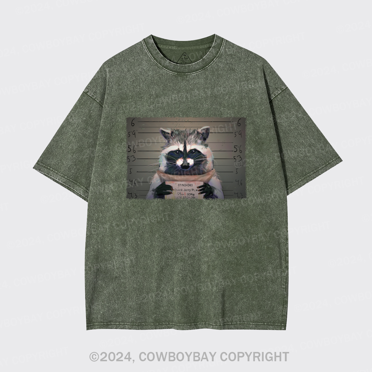 The Captive Raccoon Killer Garment-dye Tees