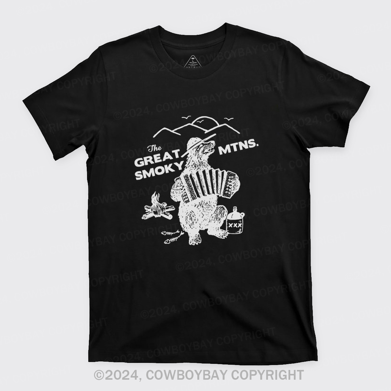 Smoky Bluegrass Grizzly Bear T-Shirts