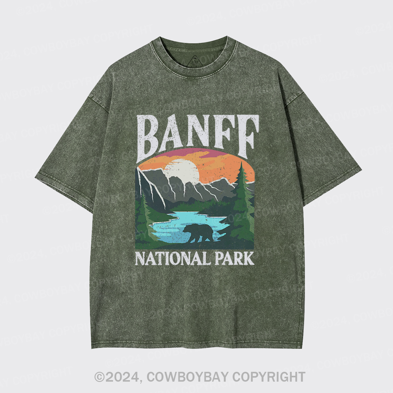Rockies Banff National Park Garment-dye Tees