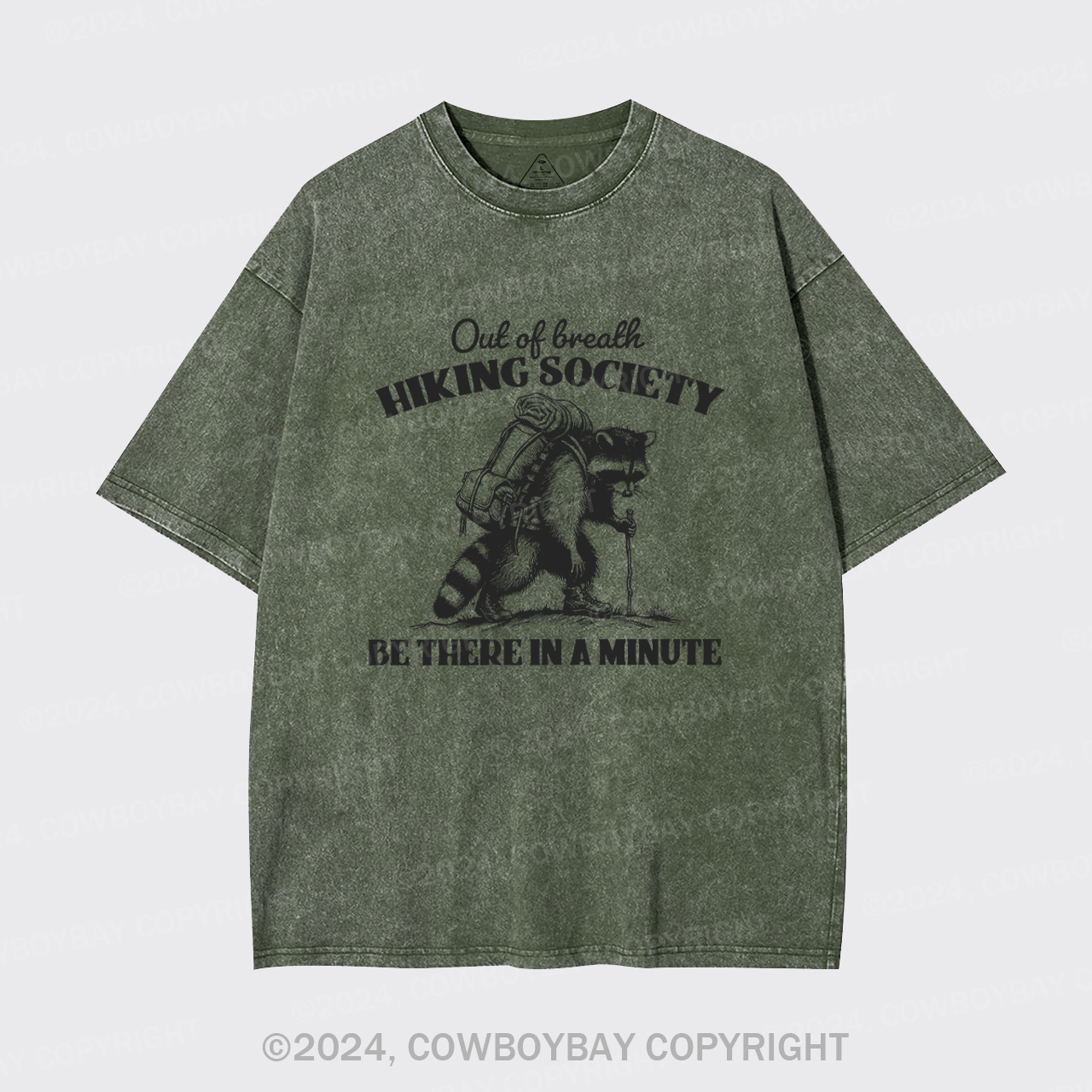 Out of Breath Hiking Society Garment-dye Tees