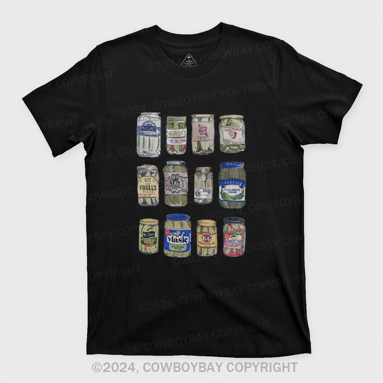 Vintage Canned Pickles Funny T-Shirts