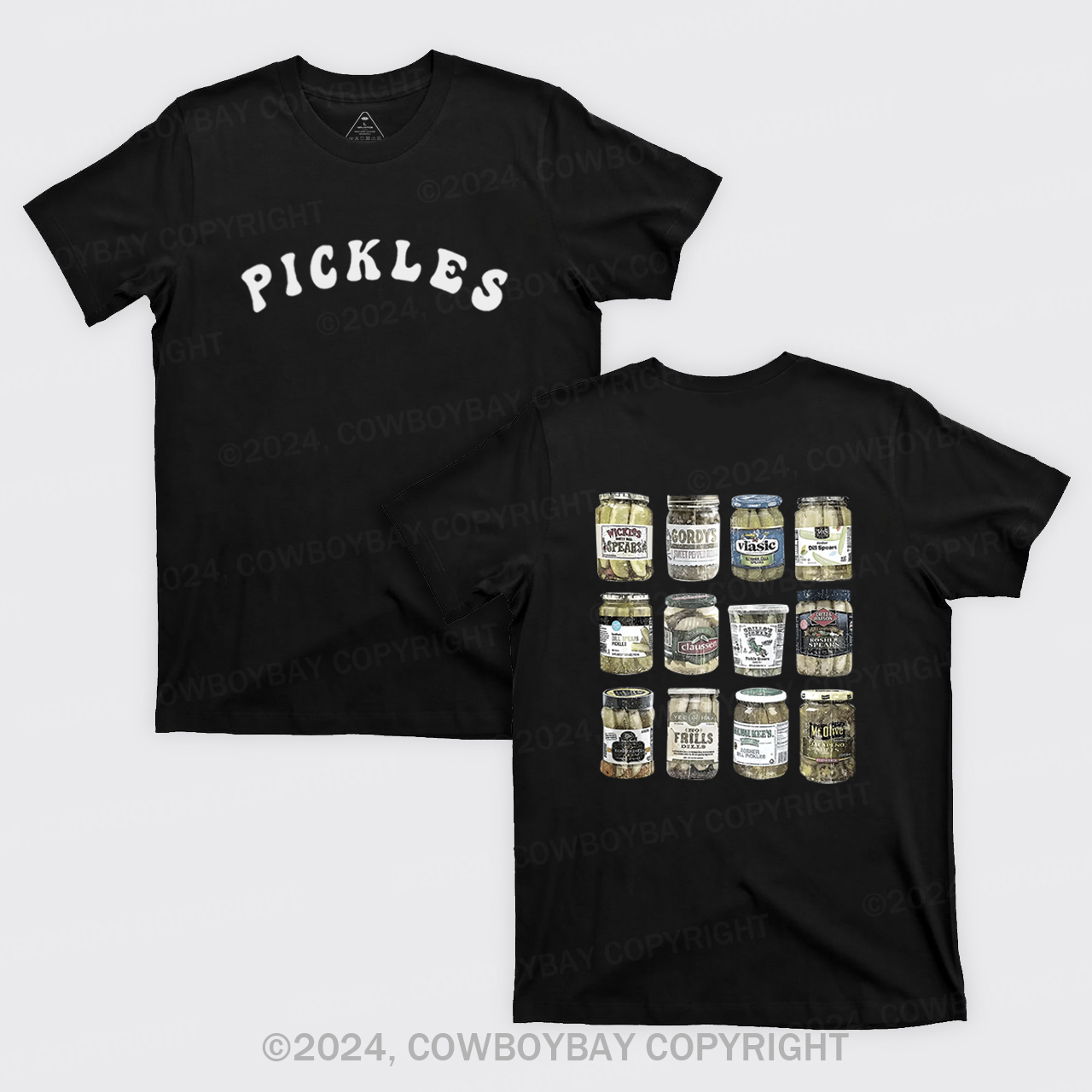 Canned Pickles Lovers Vintage T-Shirts