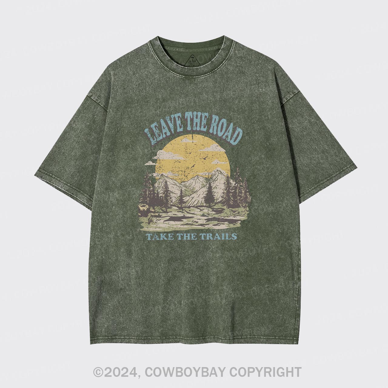Leave the Road Take Trails Garment-dye Tees
