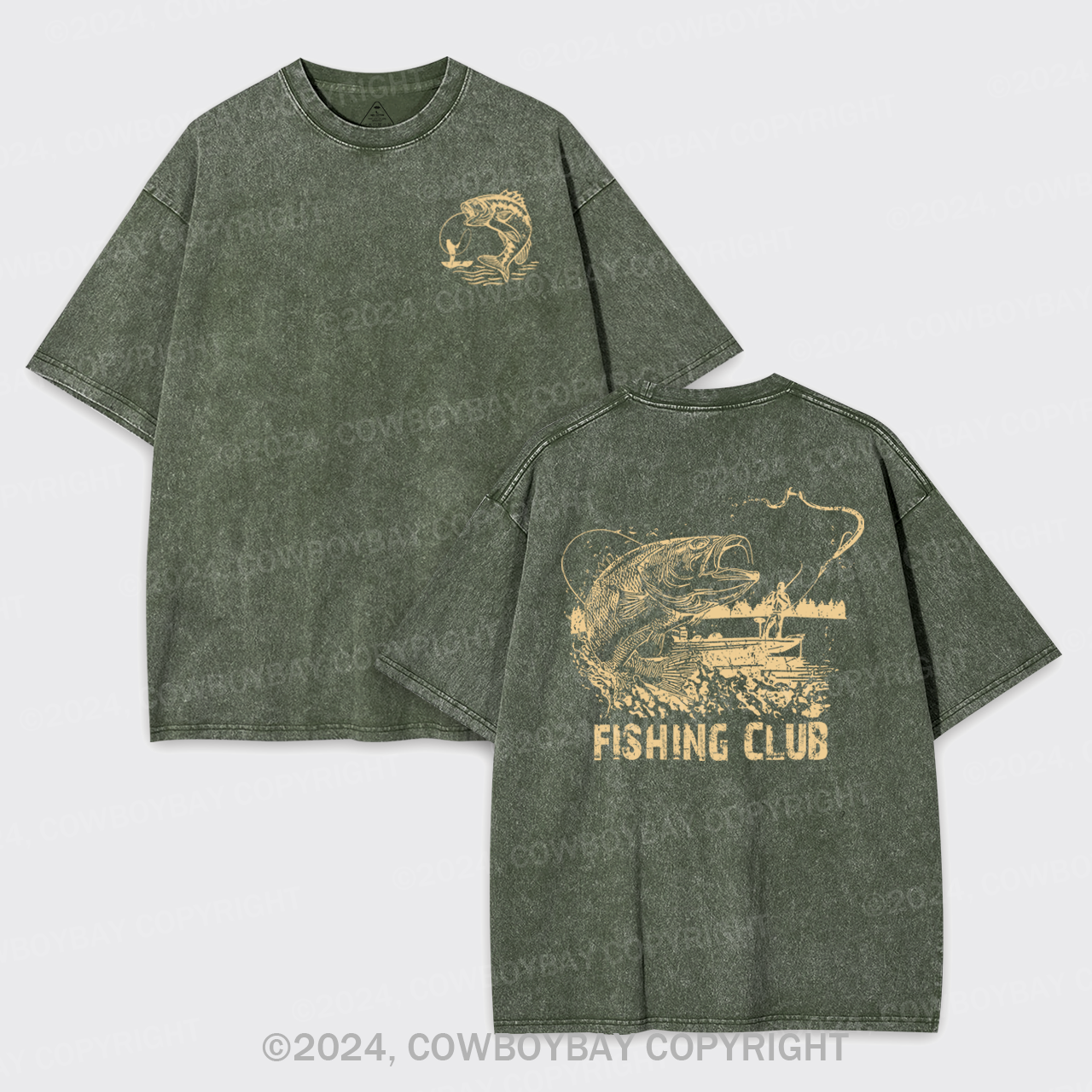 Fishing Club Garment-dye Tees