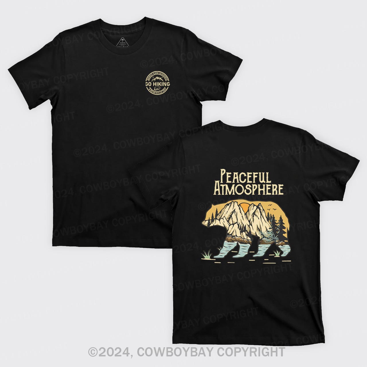 Worst Case Scenario Go Hiking A Bear Kills You T-Shirts