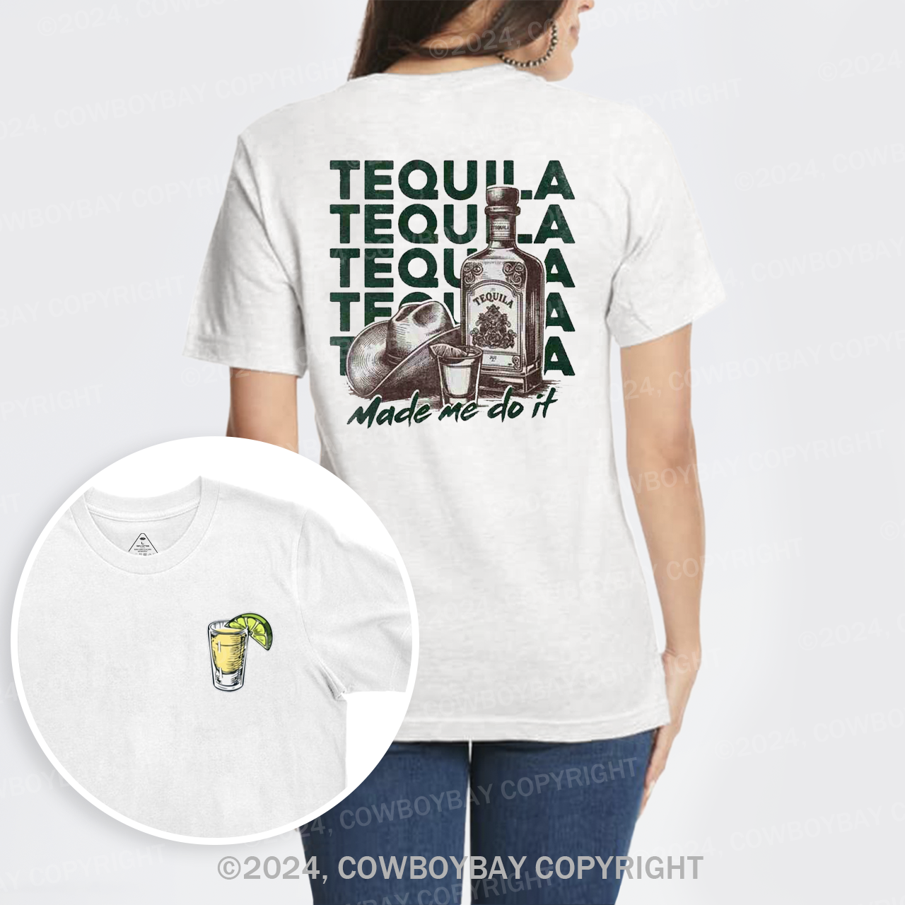 Cute Tequila Shot Lover T-Shirts