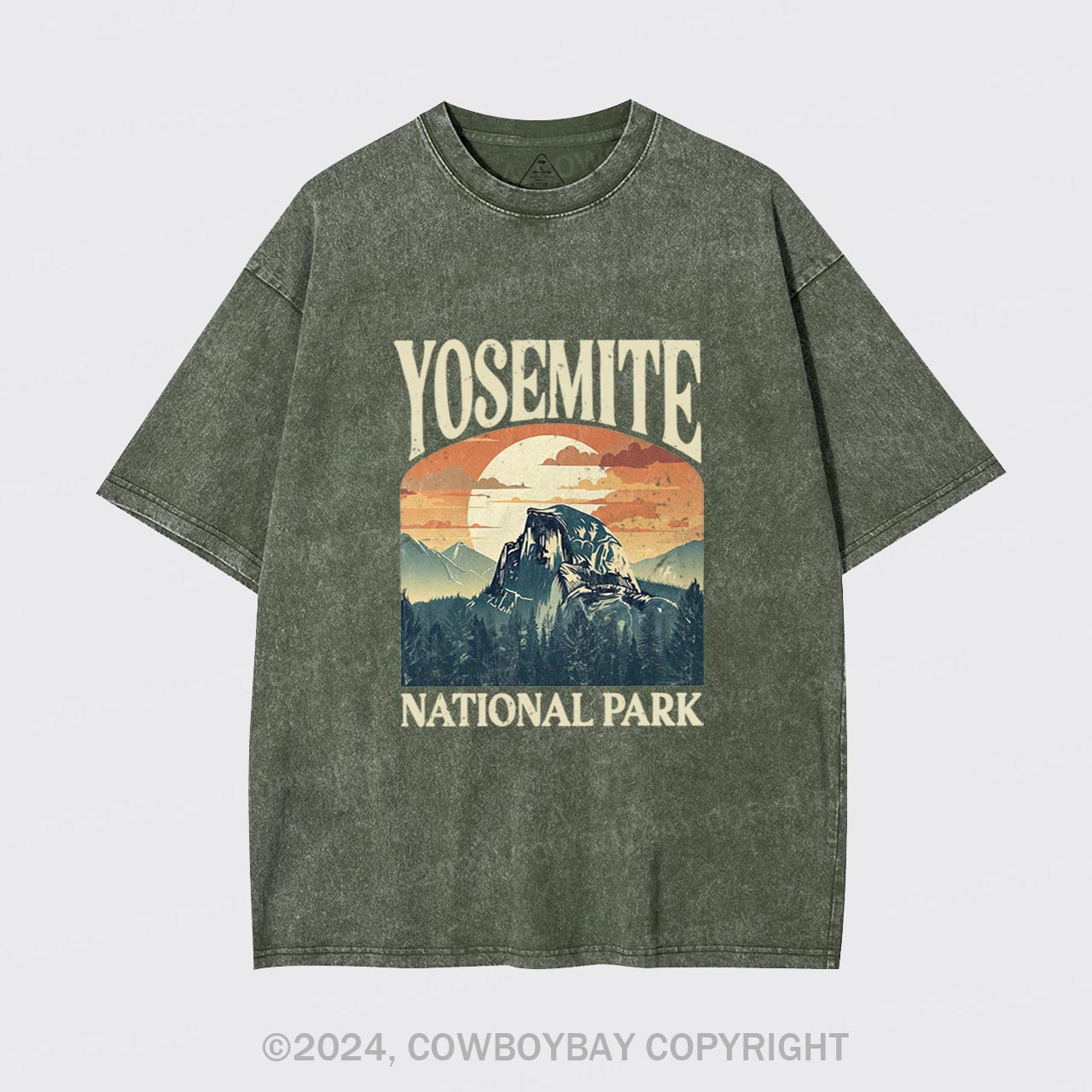 California Yosemite National Park Garment-dye Tees