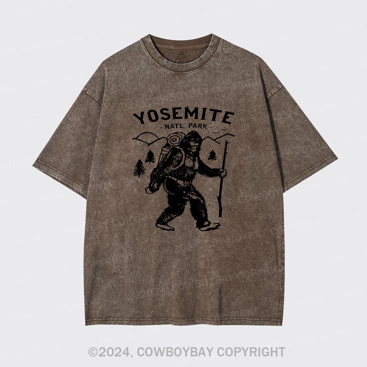 Yosemite Natl Par Garment-dye Tees